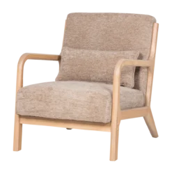 Mark fauteuil chenille zand