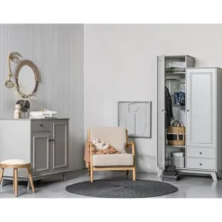 Mark fauteuil geweven stof naturel