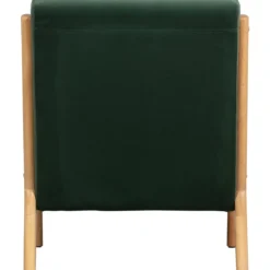 Mark fauteuil velvet flesgroen