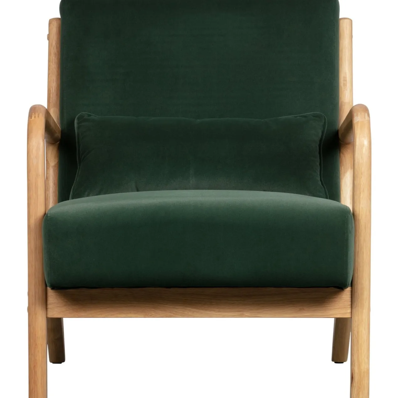 Mark fauteuil velvet flesgroen