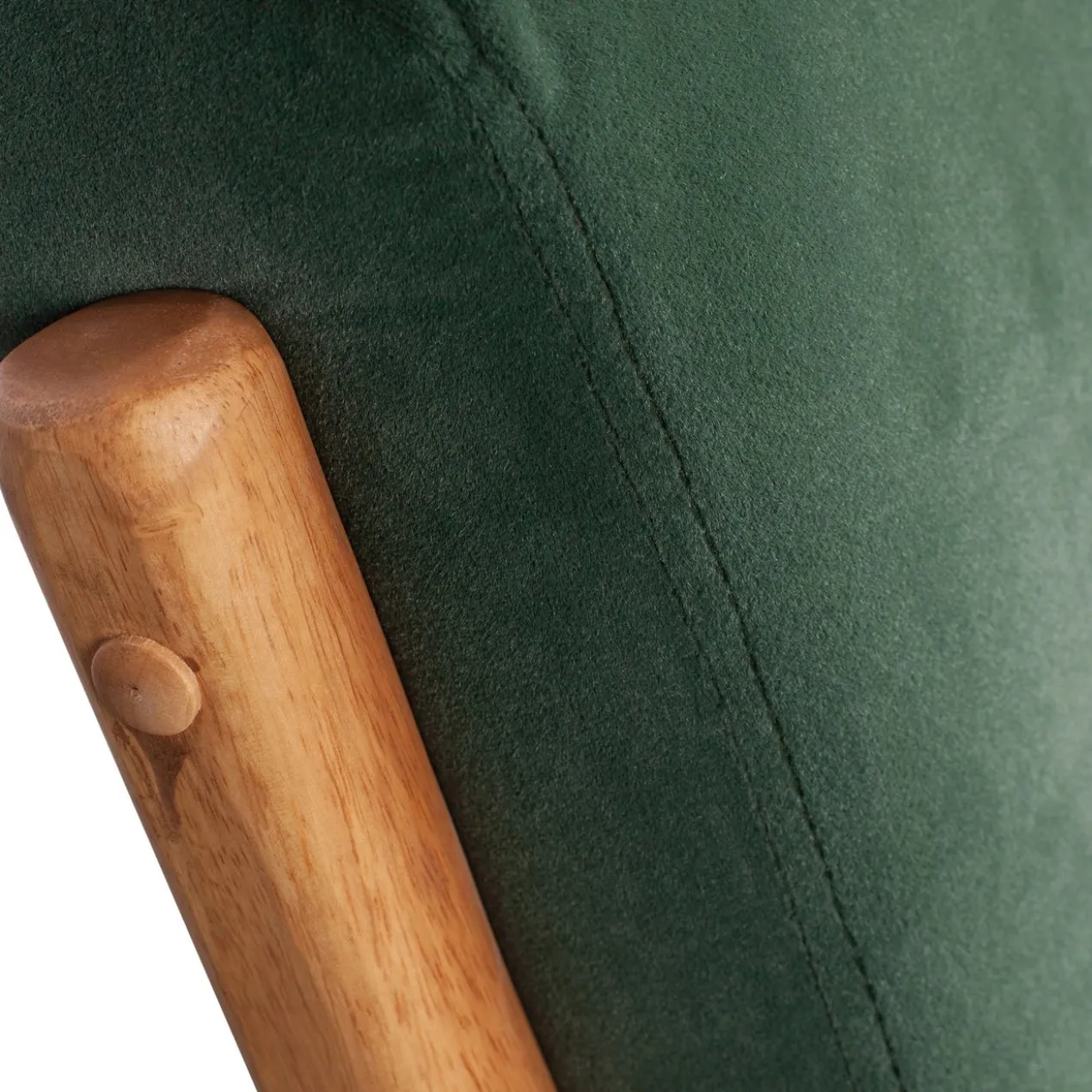 Mark fauteuil velvet flesgroen
