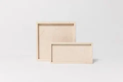 Marmer dienblad beige 30x30cm