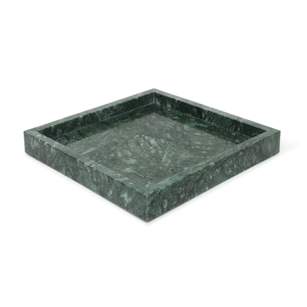 Marmer dienblad groen 30x30cm