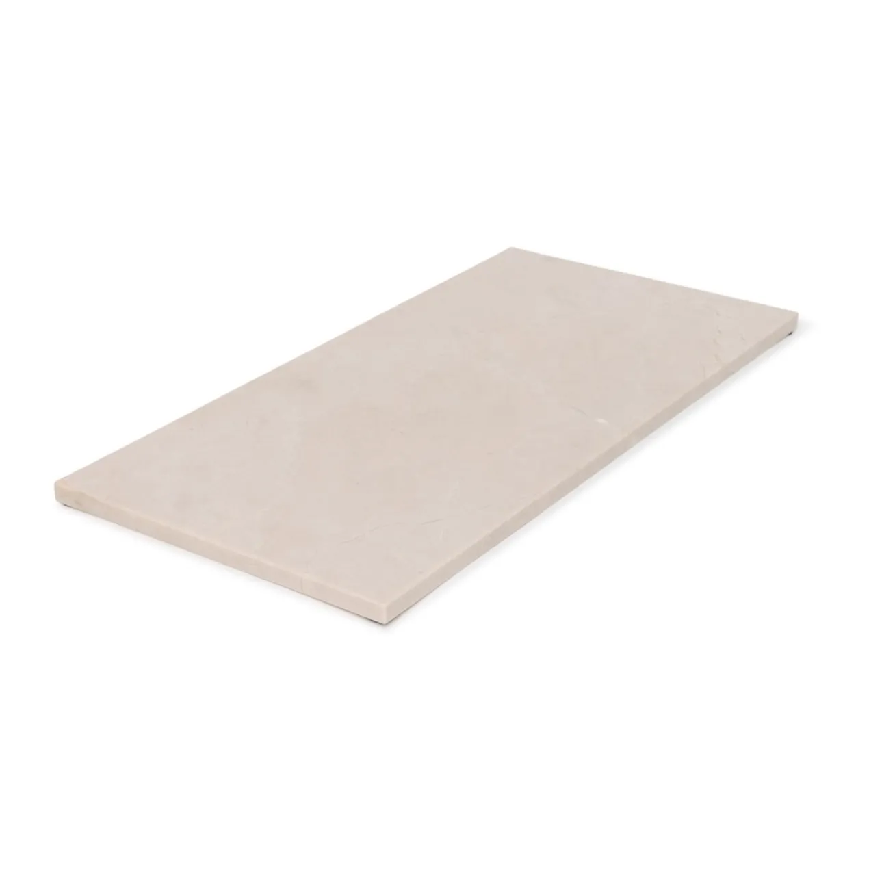 Marmer dienblad rechthoek L beige 20x40cm