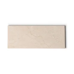 Marmer dienblad rechthoek S beige 10x25cm