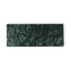 Marmer dienblad rechthoek S groen 10x25cm