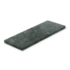 Marmer dienblad rechthoek S groen 10x25cm