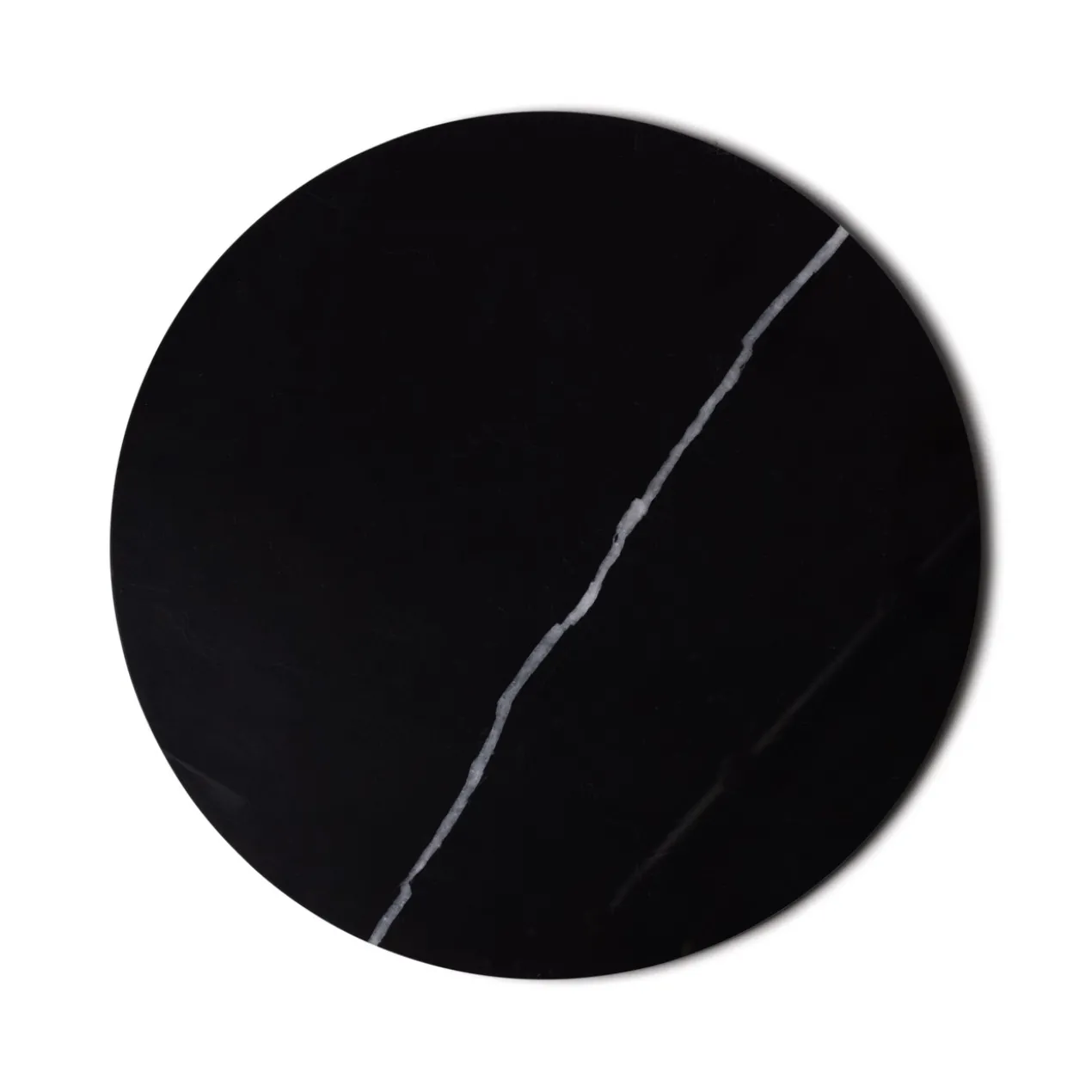 Marmer dienblad rond Ø30cm zwart