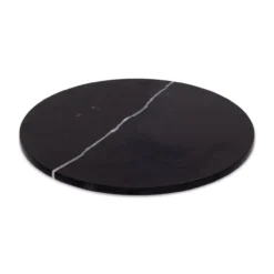 Marmer dienblad rond Ø30cm zwart