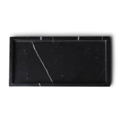 Marmer dienblad tray 15x30cm zwart