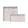 Marmer dienblad wit 30x30cm