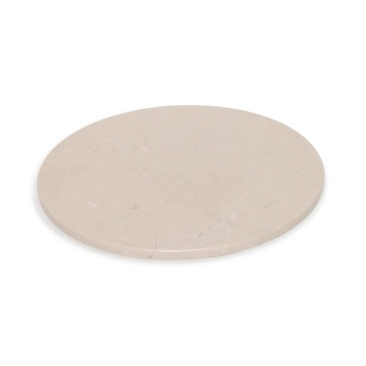 Marmer rond dienblad Ø30cm beige