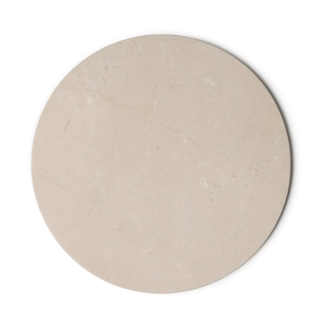 Marmer rond dienblad Ø30cm beige