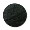 Marmer rond dienblad Ø30cm groen