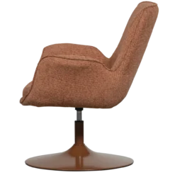 Marten in hoogte verstelbare fauteuil oranje