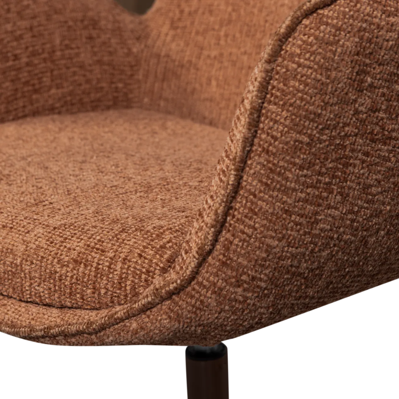 Marten in hoogte verstelbare fauteuil oranje