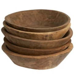 Massief houten schaal