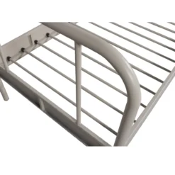 Mata 1-persoons bed metaal zand 90x200 cm