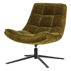 Maudi draaifauteuil chenille structuur groen