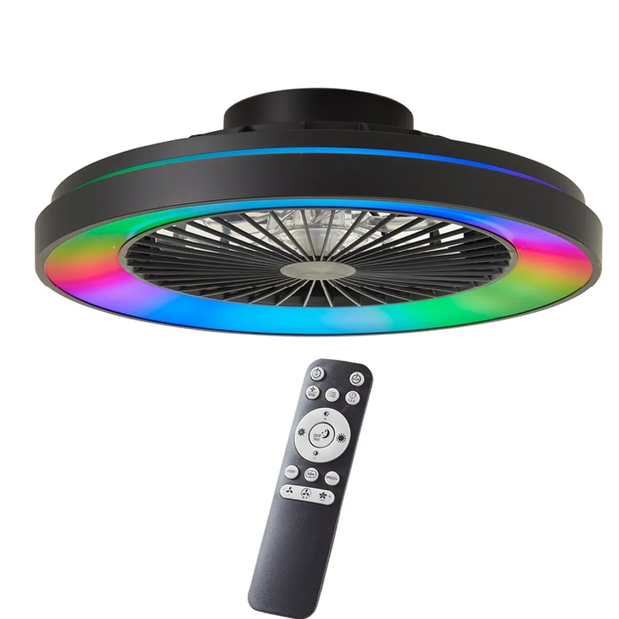 MAZZARO PLAFONDVENTILATOR Ø 48CM ZWART
