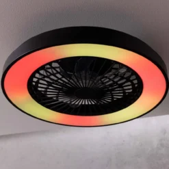 MAZZARO PLAFONDVENTILATOR Ø 48CM ZWART