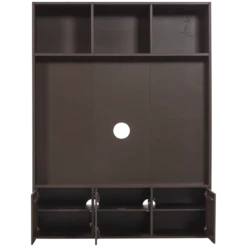 Meggy tv opbergkast 160 cm grenen middenbruin [fsc]