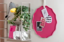 Memo board Funky Wave bright pink