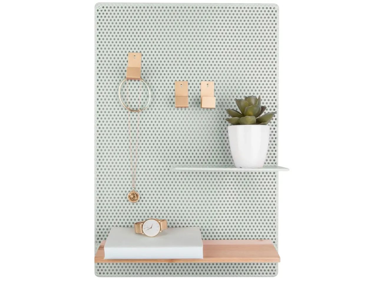 Memo board Perky Mesh iron grayed jade
