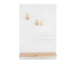Memo board Perky Mesh iron white
