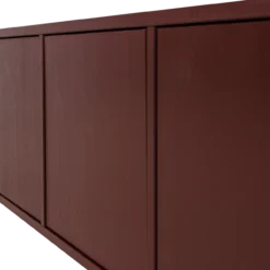Merel tv meubel grenen bordeauxrood [fsc]