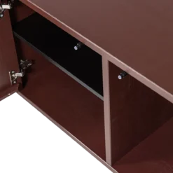 Merel tv meubel grenen bordeauxrood [fsc]