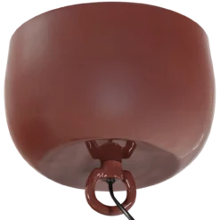 Mero tafellamp 25xo26 cm metaal hoogglans rood