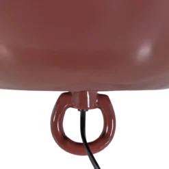 Mero tafellamp 25xo26 cm metaal hoogglans rood