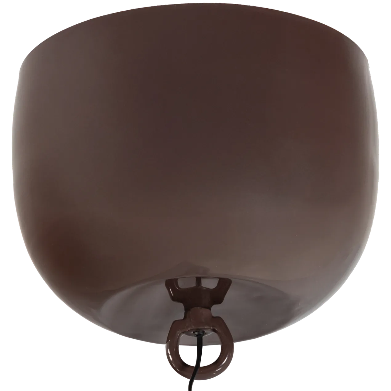 Mero tafellamp 34xo35 cm metaal hoogglans bruin