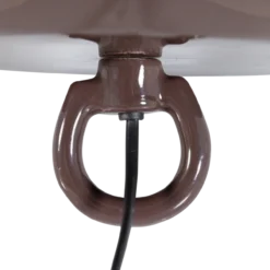 Mero tafellamp 34xo35 cm metaal hoogglans bruin