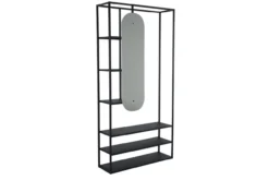 Metalen kledingrek Jonny - 100 x 200 cm Zwart