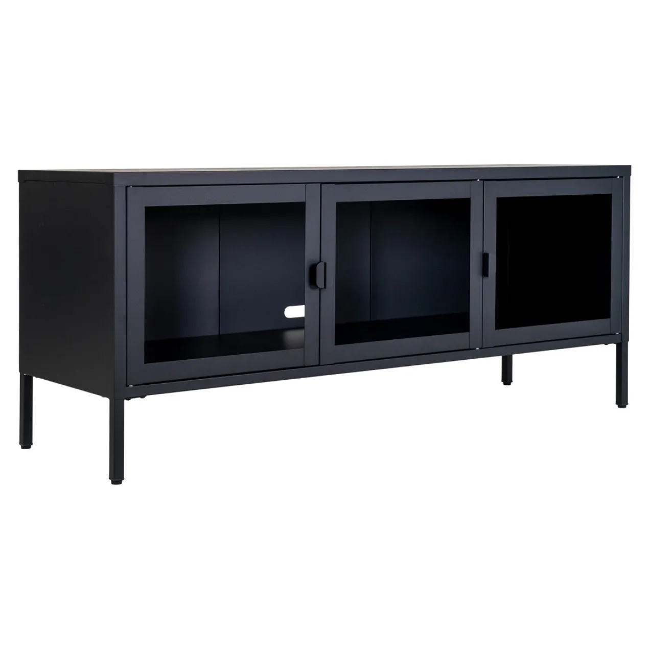 Metalen tv meubel Ellis Ellis metalen tv meubel zwart - 130 x 40 cm