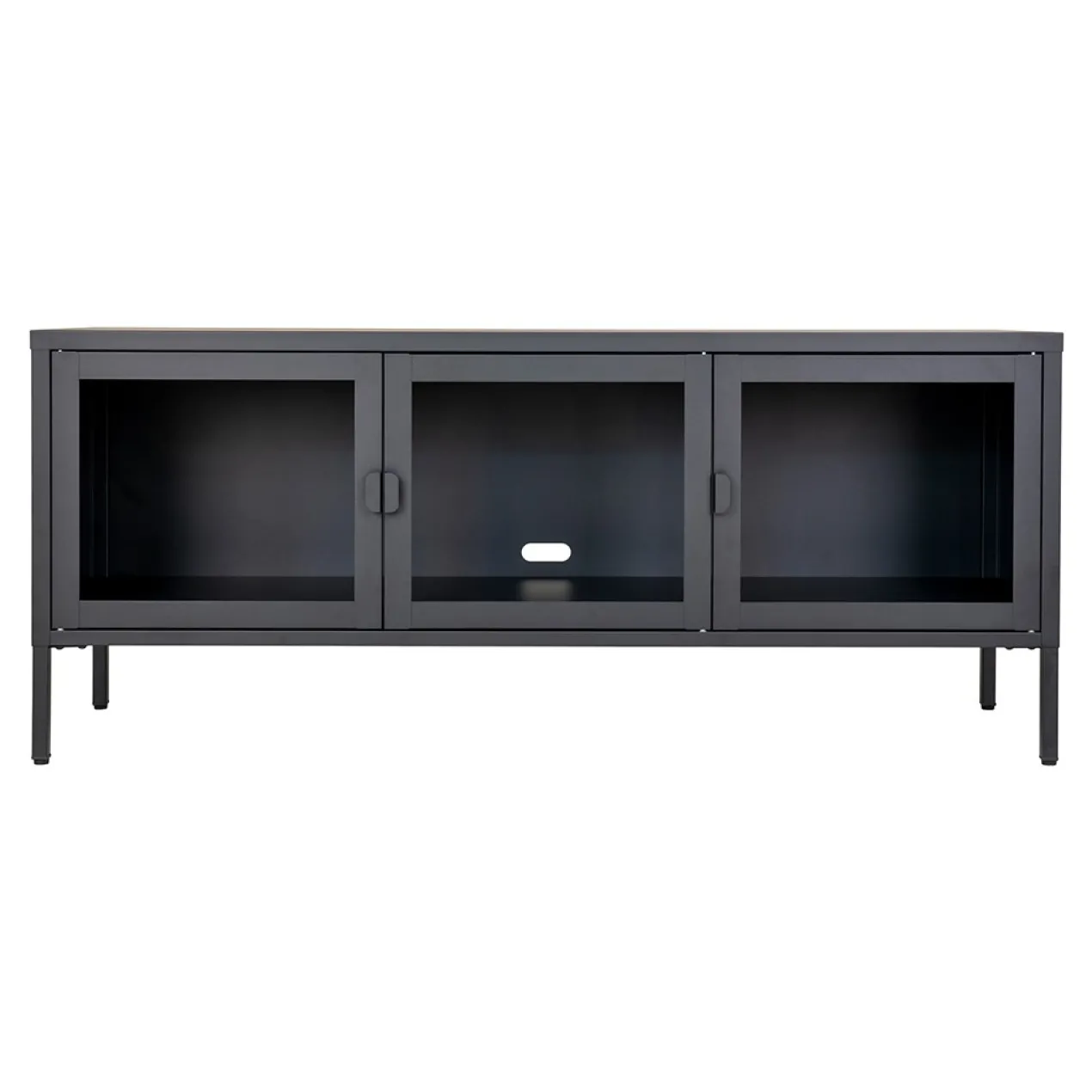 Metalen tv meubel Ellis Ellis metalen tv meubel zwart - 130 x 40 cm