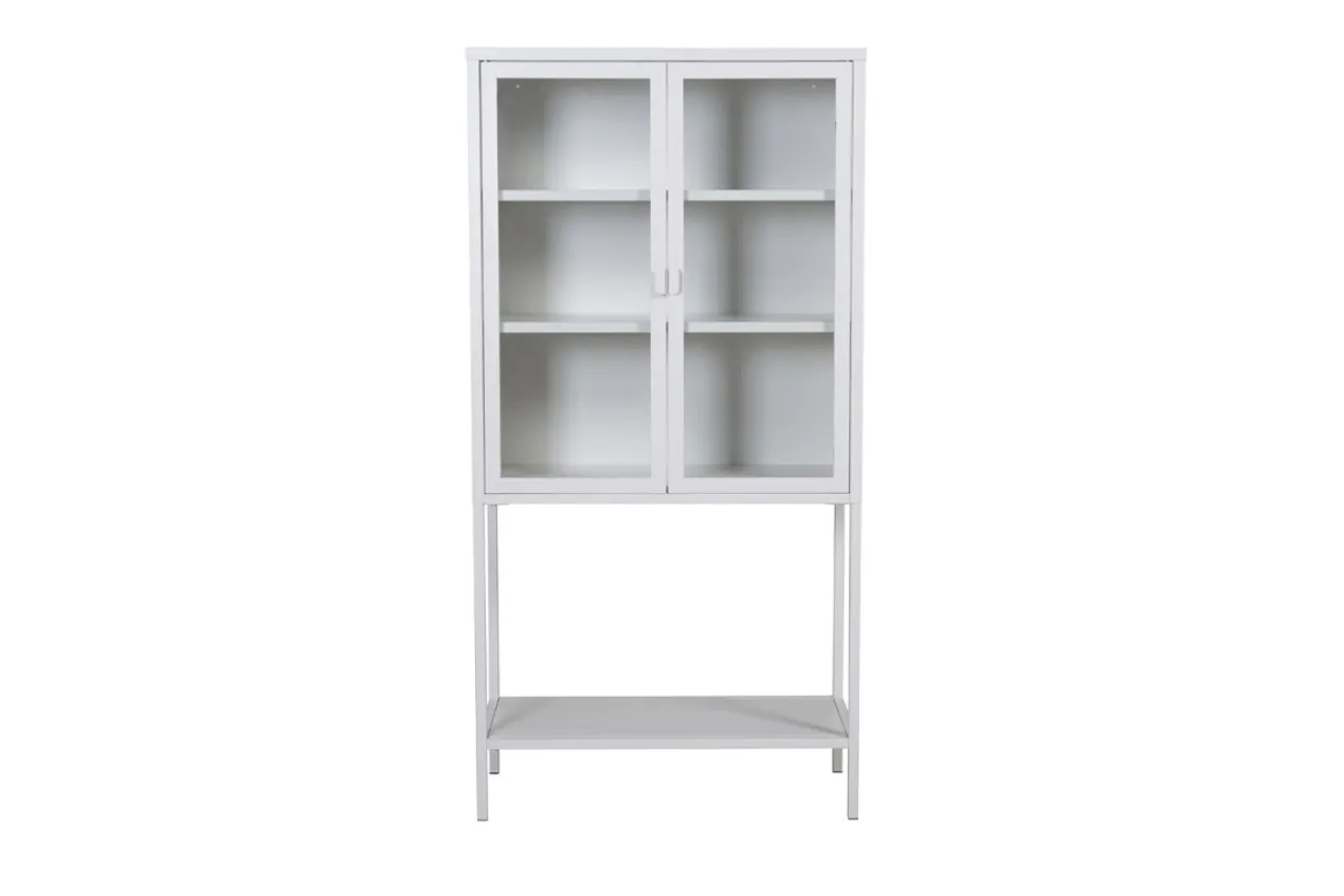 Metalen vitrinekast Claes Wit