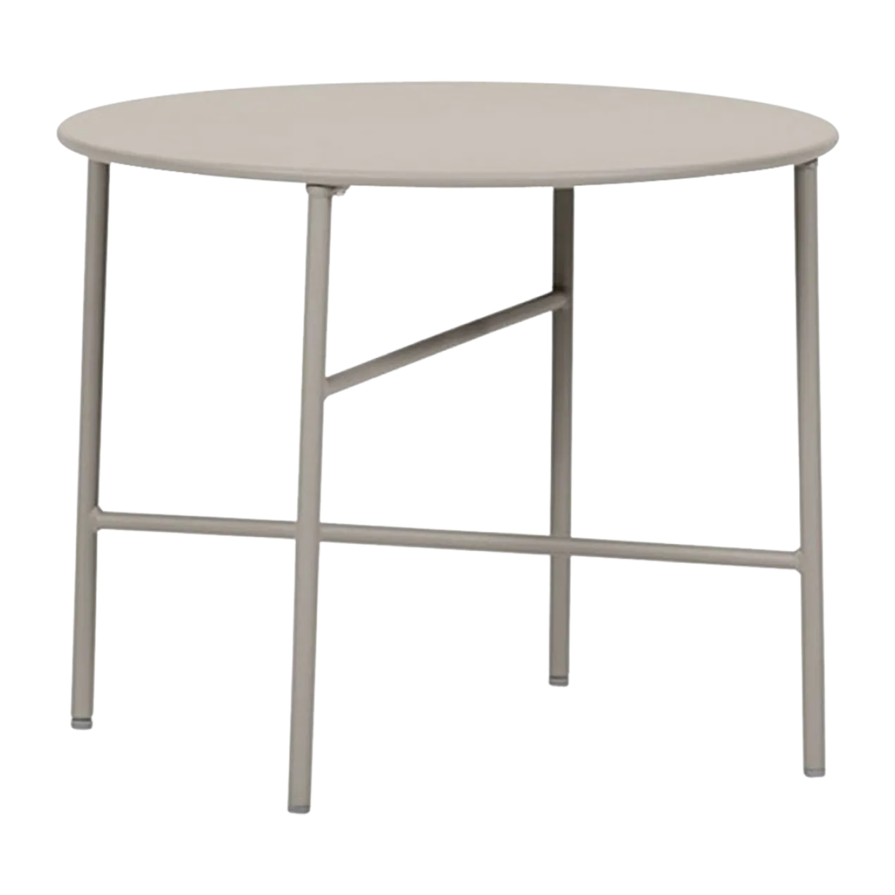 Mila metalen tuin salontafel grijs - Ø 50 cm