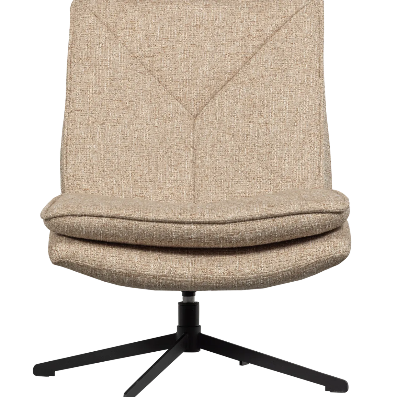 Milaro draaifauteuil naturel melange