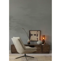Milaro draaifauteuil naturel melange