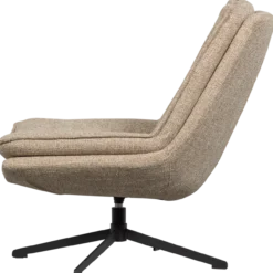 Milaro draaifauteuil naturel melange