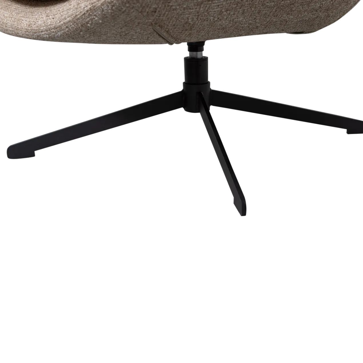 Milaro draaifauteuil naturel melange