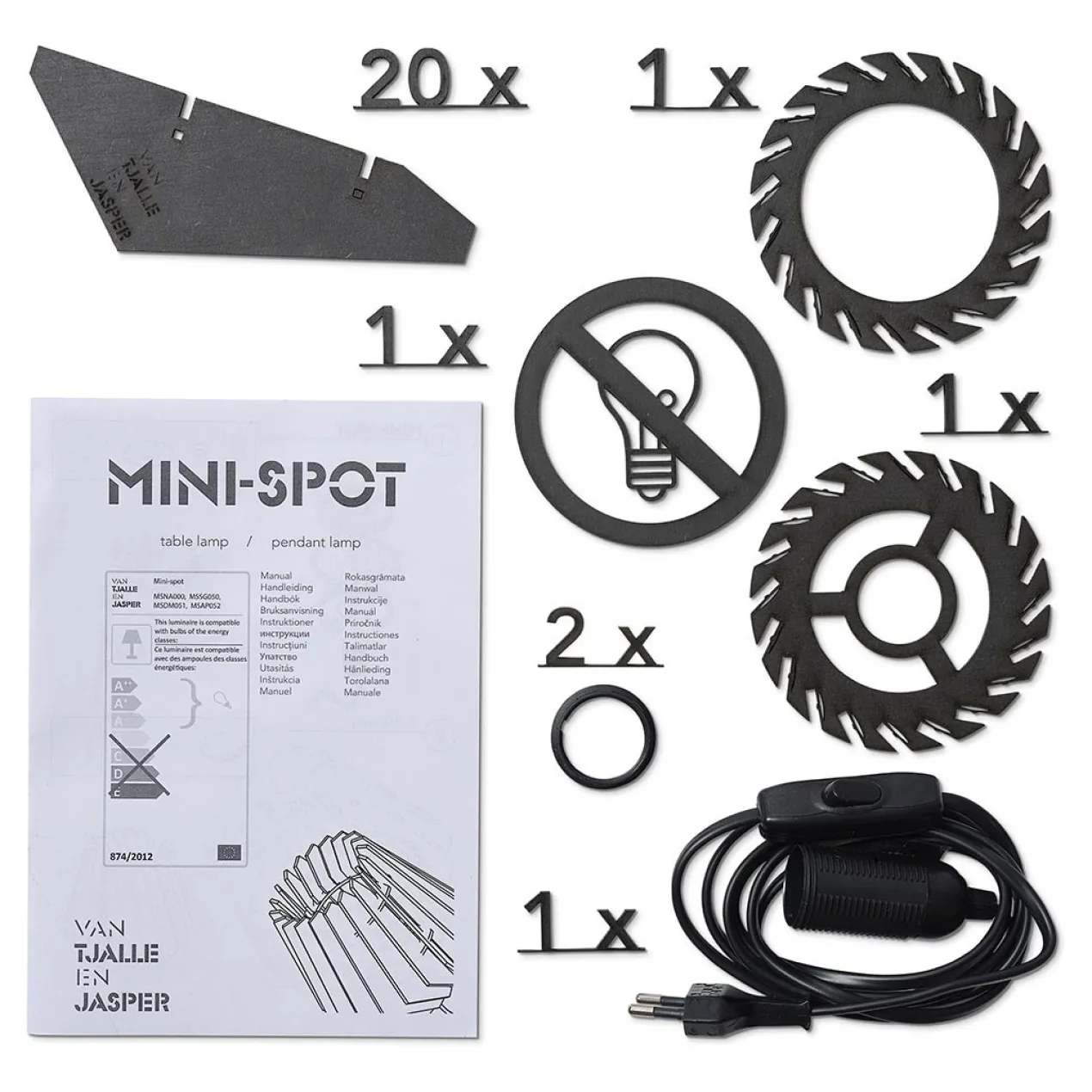 Mini-spot - Black - Tafellamp