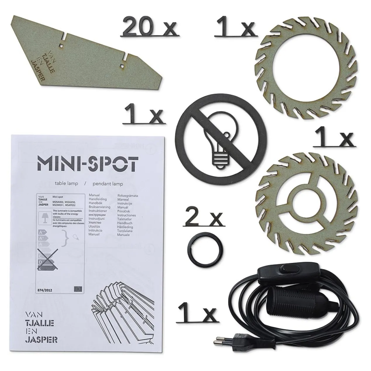 Mini-spot - Dirty Mint - Tafellamp