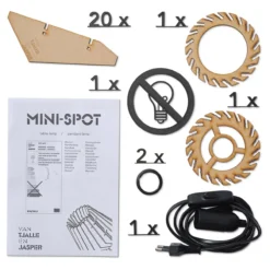 Mini-spot - Naturel - Tafellamp
