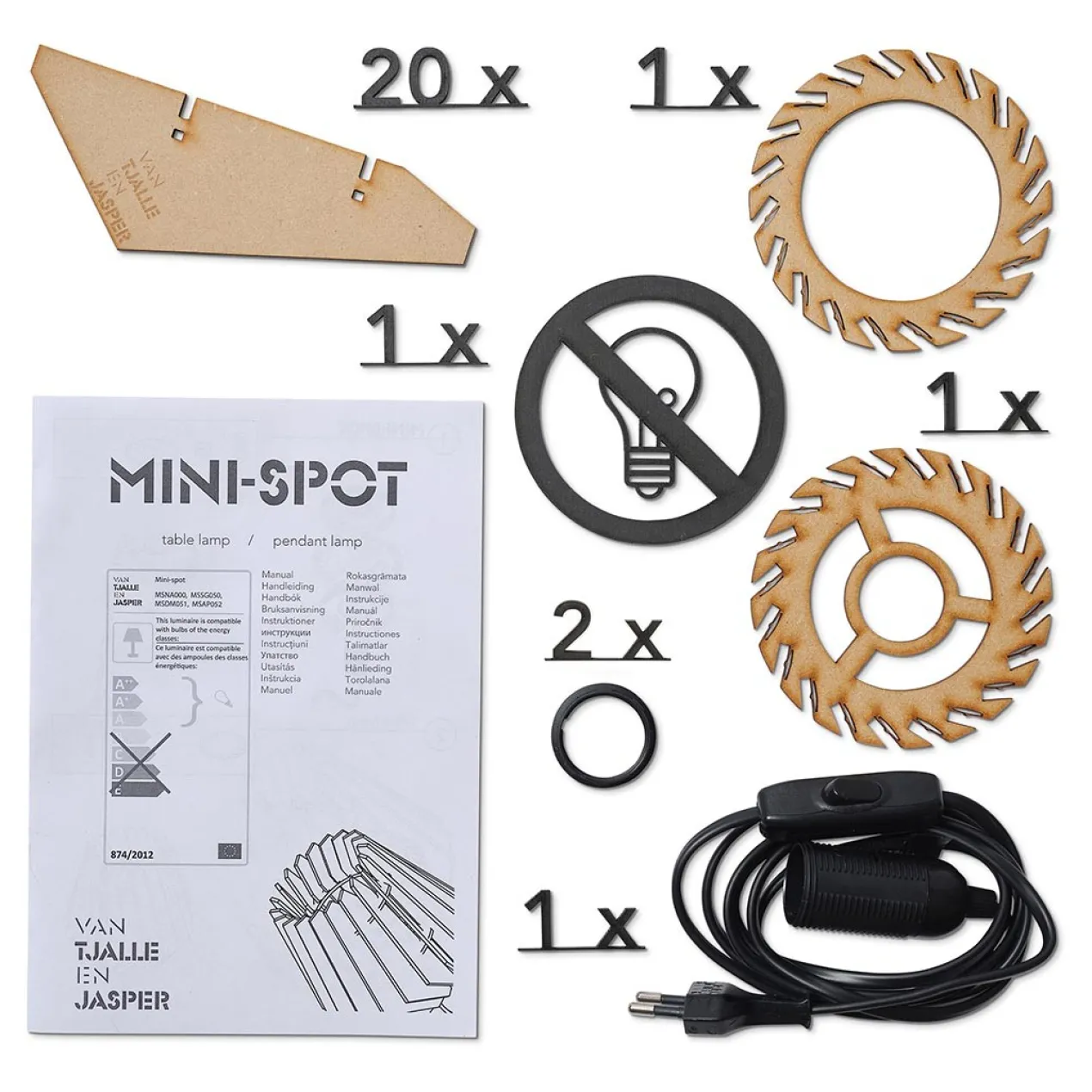 Mini-spot - Naturel - Tafellamp