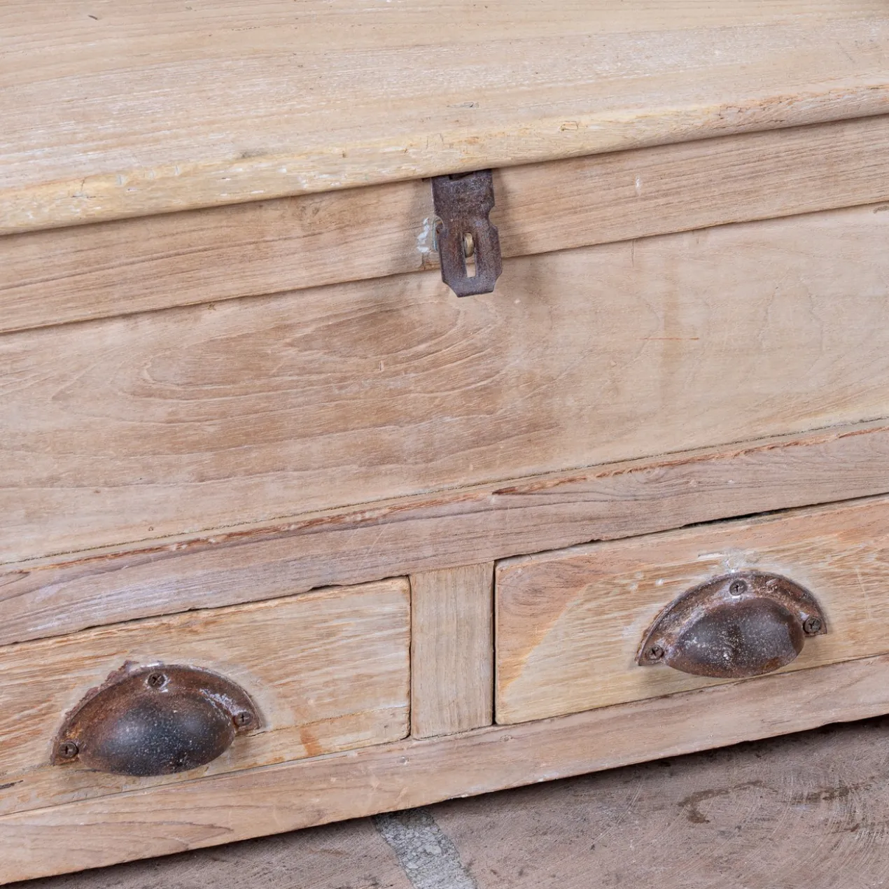 Mivaan - Vintage Teakhouten Box van Oud Hout