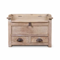 Mivaan - Vintage Teakhouten Box van Oud Hout